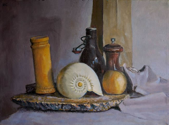 oil paintings by Alan Cayton, realistic paintings